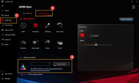 [ASUS Aura Creator] Aura Creator Compatible Devices.